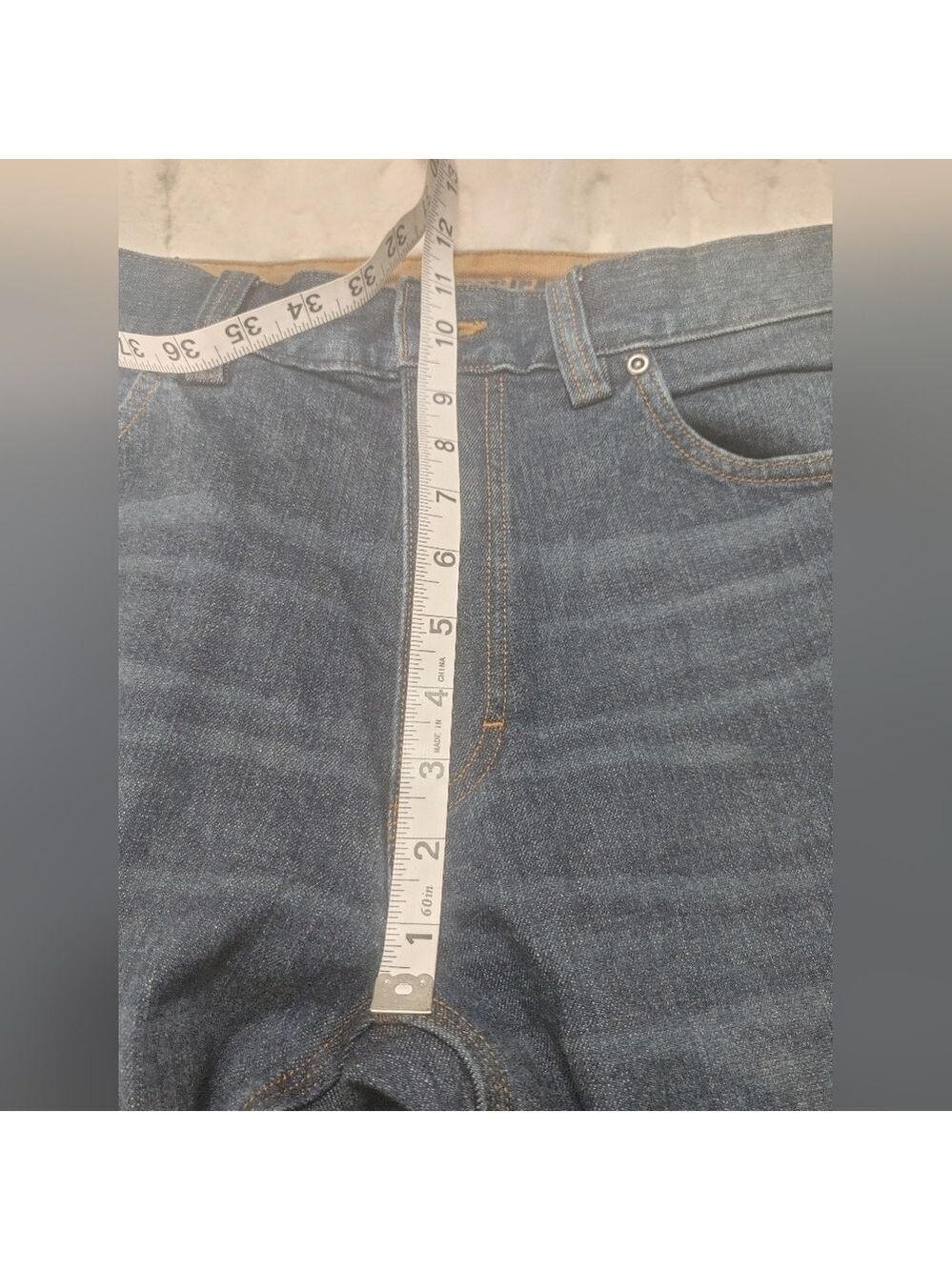 NWT Duluth Trading Men's DuluthFlex Ballroom Relaxed Jeans in Dark Blue 35x30 - Picture 14 of 16